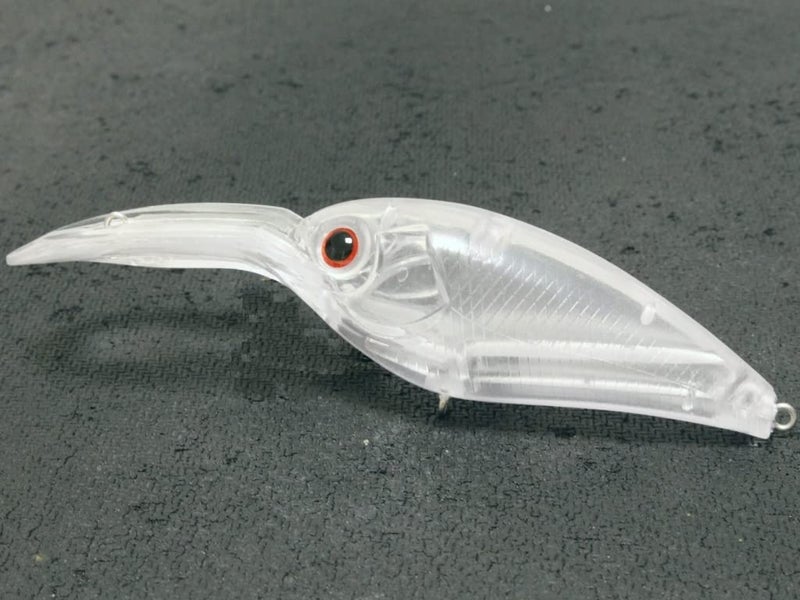 wLure 10 Blank Unpainted Minnow Crankbait Topwater Lipless Jerkbait Fishing Lures (UPC914P10) - Image 1